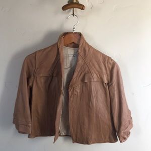 Mike & Chris leather Bolero